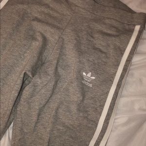 Grey adidas leggings